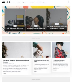 Minimblogger template
