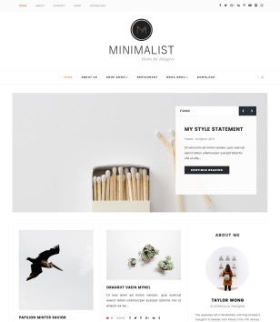 Minimalist Cleanblogger template