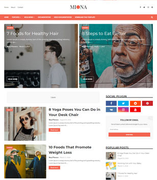 Mionablogger template