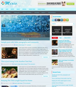 Mixie Responsiveblogger template