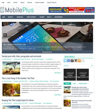 MobilePlus Gadgetblogger template