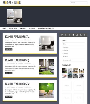 ModernBlog Magazineblogger template