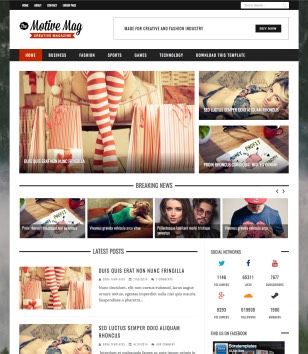 Motive Magblogger template