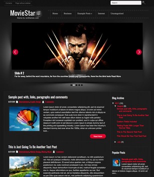 MovieStarblogger template