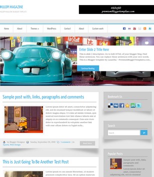 Mulopi Magazineblogger template