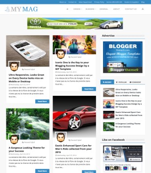 My Mag Responsiveblogger template