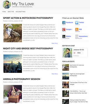 My Tru Loveblogger template