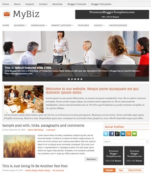 MyBiz Businessblogger template