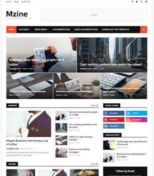 mZineblogger template
