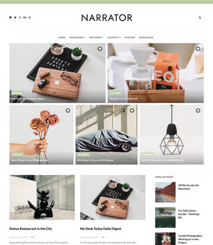 Narratorblogger template