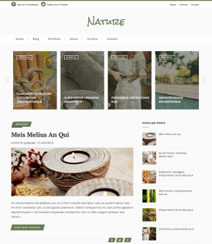 Nature Classicblogger template