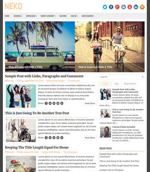 Nekoblogger template