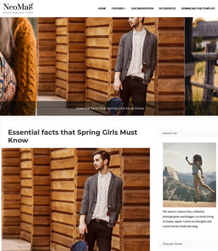 Neo Magblogger template