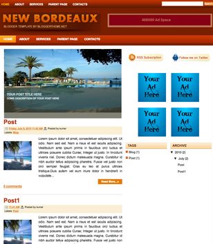 New Bordeauxblogger template