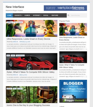New Interfaceblogger template