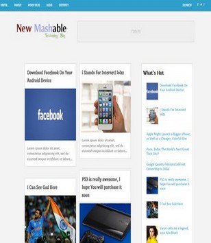 New Mashableblogger template