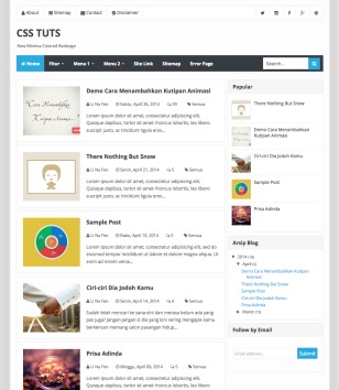 Minima Colored Redesignblogger template