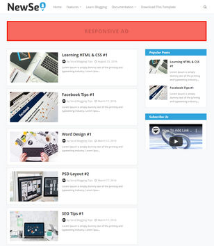 New SEOblogger template