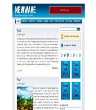 New Waveblogger template