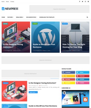 NewPressblogger template