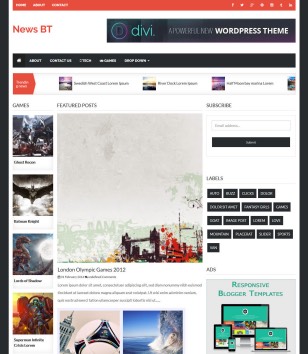 News BT Responsiveblogger template