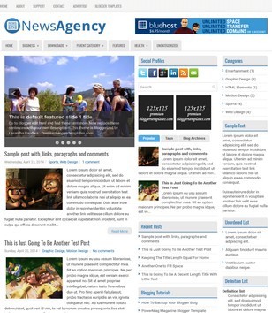 NewsAgencyblogger template