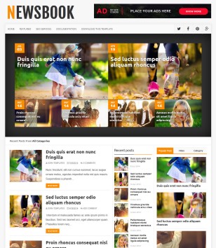NewsBookblogger template
