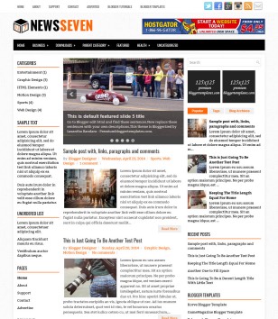 NewsBox 3 columnsblogger template