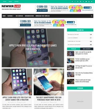 Newser Techblogger template