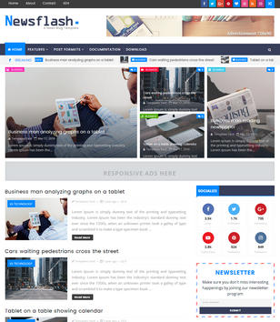 Newsflashblogger template