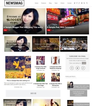 Newsmagblogger template