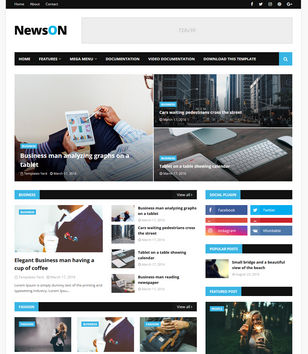 NewsOnblogger template