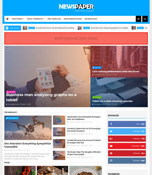NewsPaper Newsblogger template