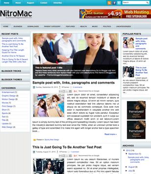 NitroMacblogger template
