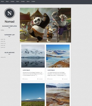 Nomadblogger template