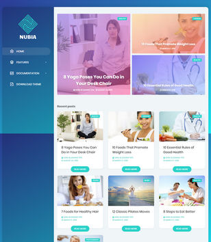 Nubiablogger template