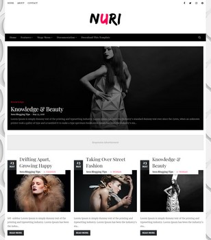Nuriblogger template