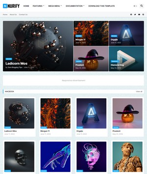 Nurifyblogger template