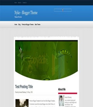 Nykeblogger template