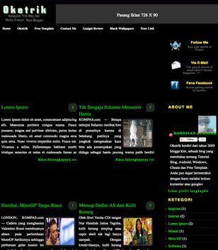Oke Magazineblogger template
