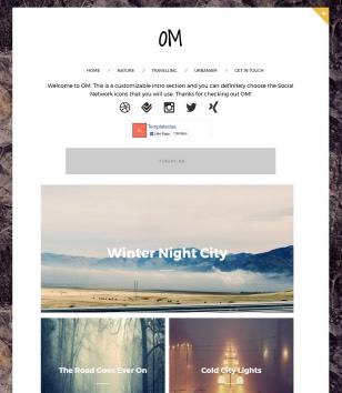 OM Responsiveblogger template