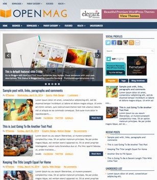OpenMag Responsiveblogger template