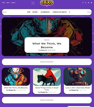 Oxxoblogger template