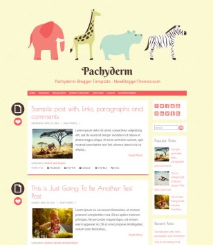 Pachyderm Animeblogger template