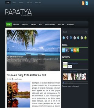 Papatyablogger template