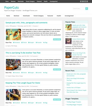 PaperCutsblogger template