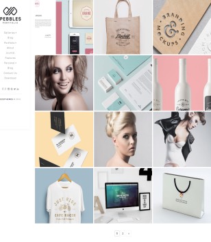 Pebblesblogger template