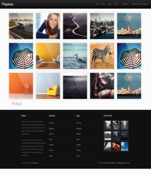 Pegasus Galleryblogger template