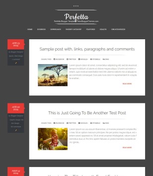 Perfetta Responsiveblogger template