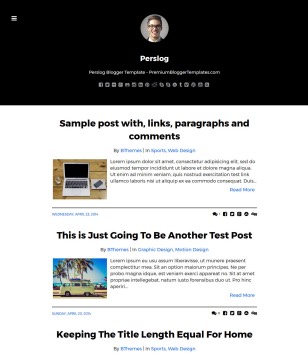 Perslog Responsiveblogger template